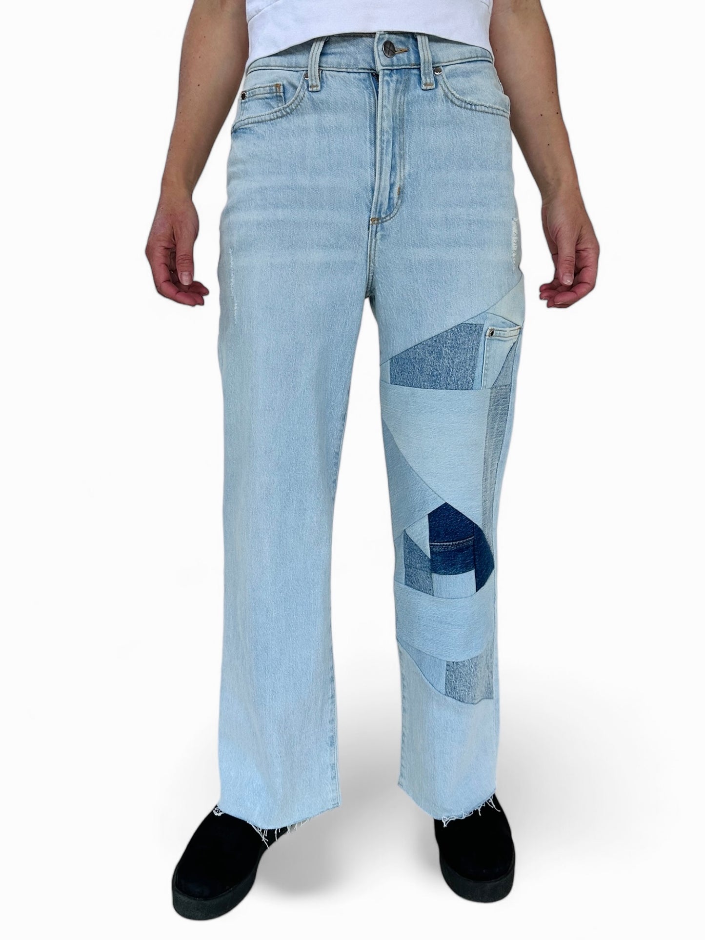 Patchwork Jeans- light